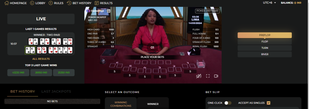 Poker - Online Live Casino