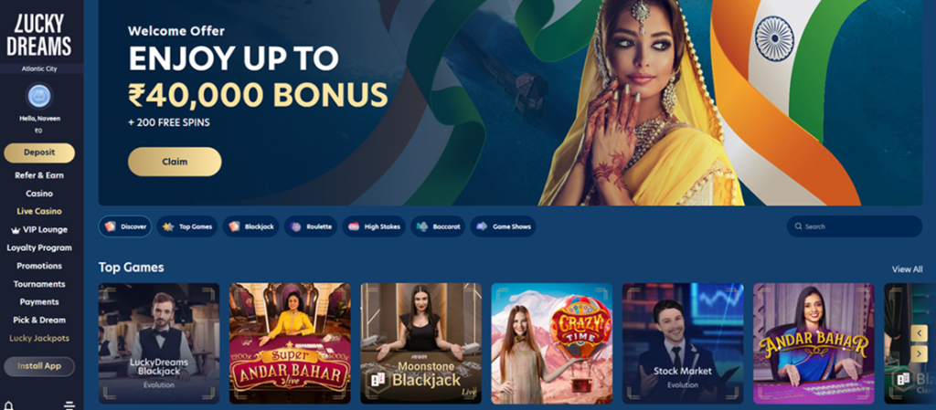 Lucky Dreams - Best Online Casinos in India